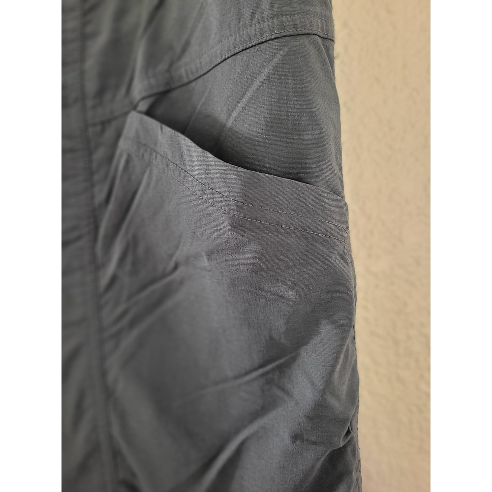 Prana Halle Skort II Charcoal Gray Athletic Hiking Skirt Built-in Shorts M #16 - Picture 3 of 9